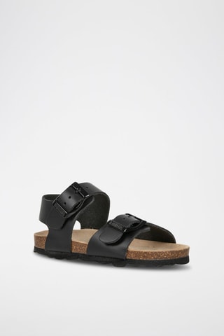 Sandales en cuir Jumanji Noir