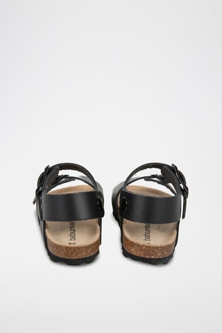 Sandales en cuir Jumanji Noir