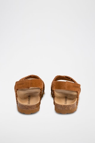 Sandales en nubuck Rosso Camel