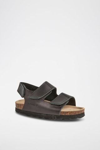 Sandales en cuir Rosso Noir