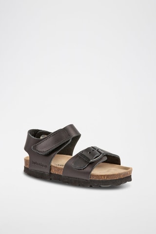 Sandales en cuir Rosso Noir