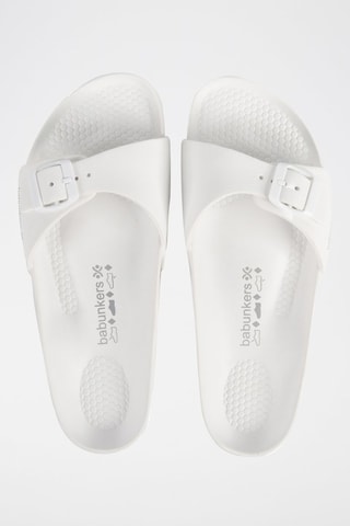 Mules Horsy Blanc
