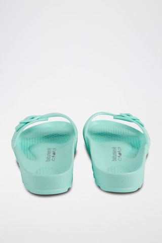 Mules Horsy Vert d’eau