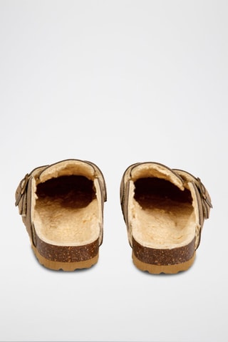 Sabots en cuir - Beige