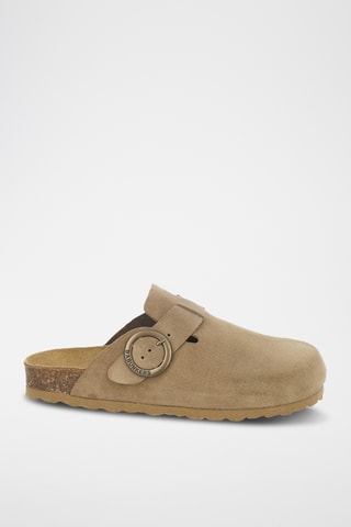 Sabots en nubuck Rosso Marron clair