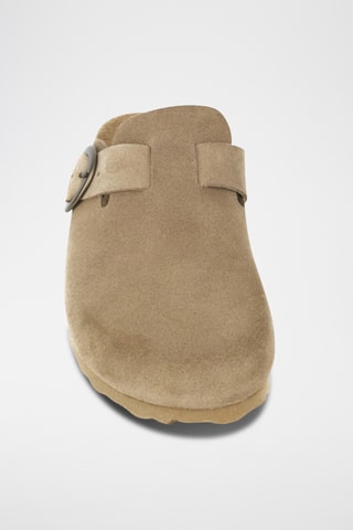 Sabots en nubuck Rosso Marron clair