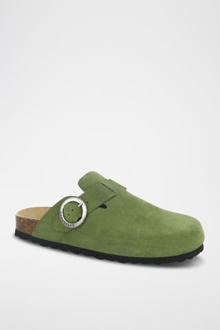 Sabots en nubuck Rosso Vert olive