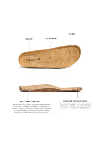 Sabots en cuir Camel