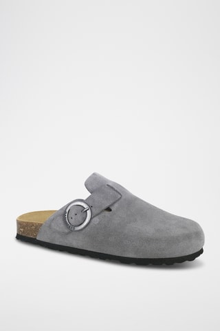 Sabots en nubuck Rosso Gris