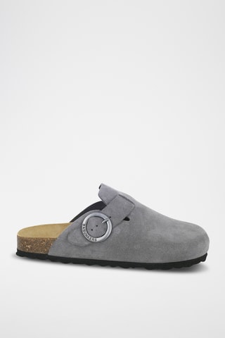 Sabots en nubuck Rosso Gris