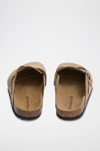 Sabots en nubuck - Marron