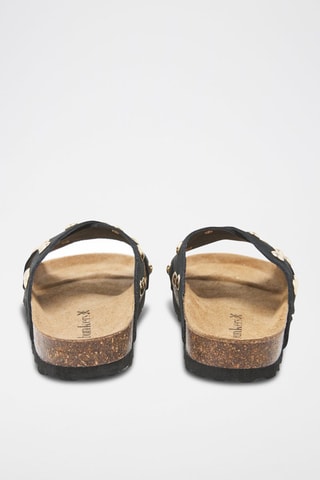 Mules en nubuck - 
Noir
