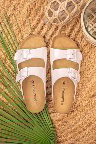 Mules Blanc