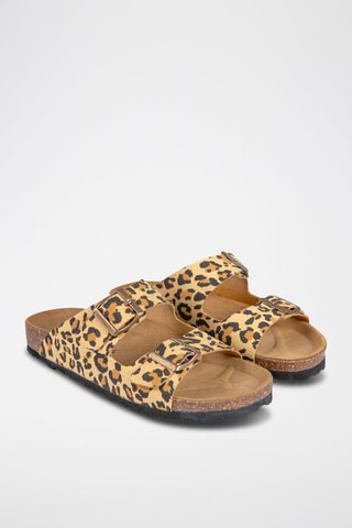 Mules Beige et noir