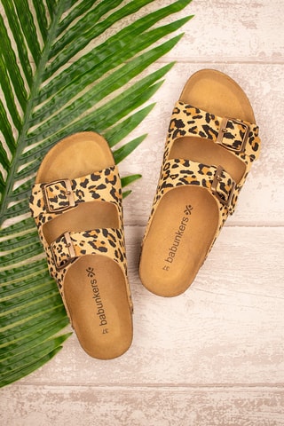 Mules Beige et noir