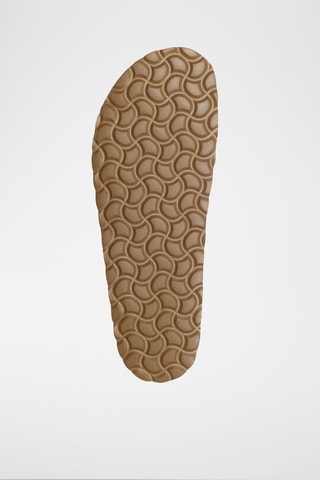 Mules en cuir 
Marron