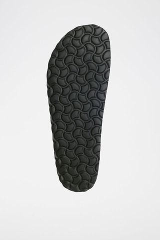 Mules en cuir 
Noir