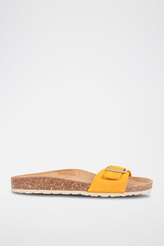 Mules en nubuck Kloe Jaune