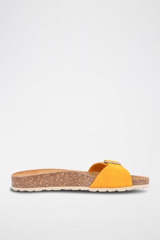 Mules en nubuck Kloe Jaune