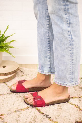 Mules en nubuck Kloe Rouge