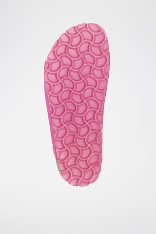 Mules en cuir 
Rose