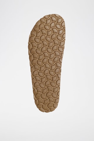 Mules en cuir 
Marron
