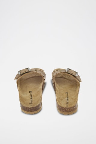Mules en nubuck - Marron