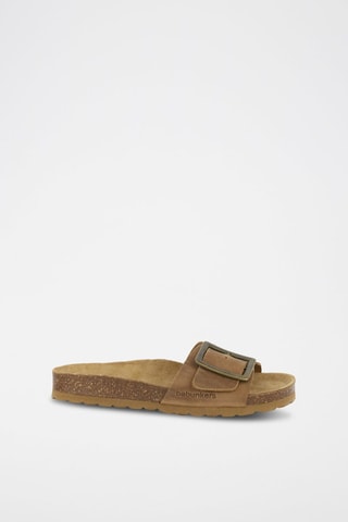 Mules en nubuck - Marron