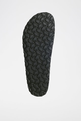 Mules en cuir 
Noir