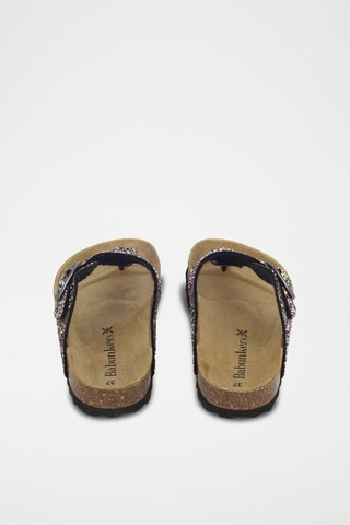 Mules en cuir 
Noir
