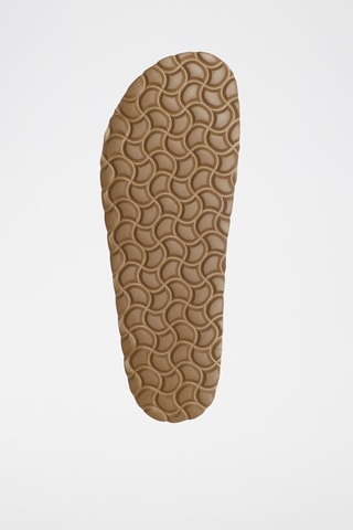 Mules en cuir 
Marron