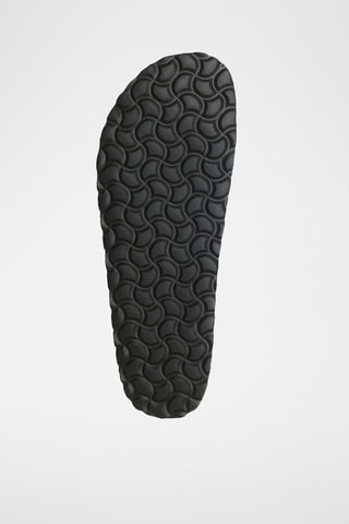Mules en cuir 
Bleu