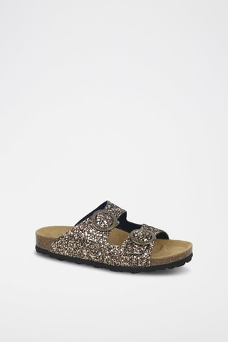 Mules cuir 
Noir