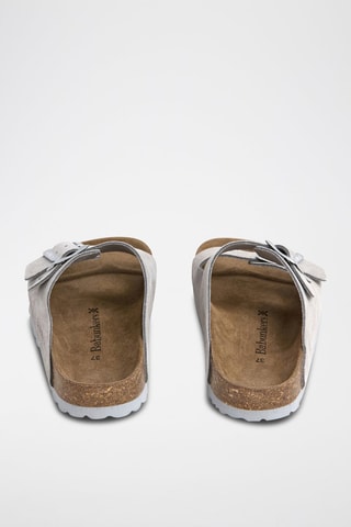 Mules en nubuck - Gris