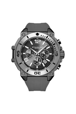 Montre à quartz en silicone - Gris