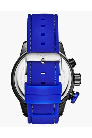 Montre à quartz en silicone - Chronographe - Bleu