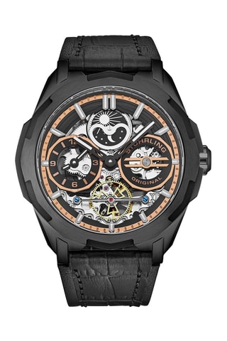 Montre automatique en cuir - Noir
