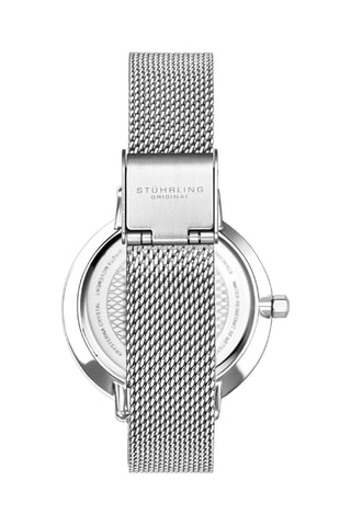 Montre à quartz en acier et diamant Symphony