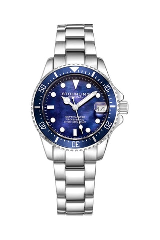 Montre à quartz en alliage et nacre Aquadiver