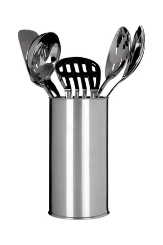 Conjunto de utensílios de cozinha em aço inoxidável - 5 peças