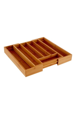 Arrumador para talheres em bambu