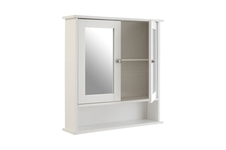 Armário para casa de banho com 2 portas Branco