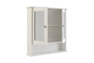 Armário para casa de banho com 2 portas Branco