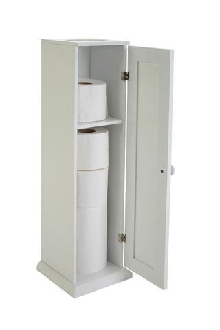 Armário de casa de banho com 1 porta Branco
