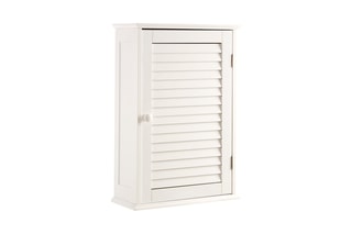 Armário de parede com 1 porta Branco