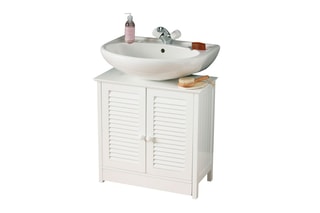 Móvel para lavatório com 2 portas   Branco