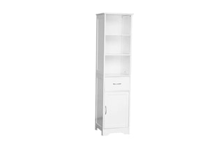 Coluna alta com 1 porta  Branco