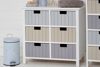 Cómoda 6 gavetas Branco