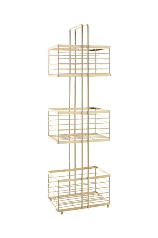 Estante 3 compartimentos Dourado