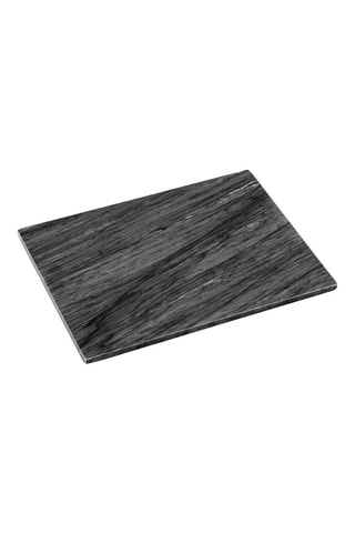Tábua de cortar em mármore 41 x 31 x 2 cm - Preto